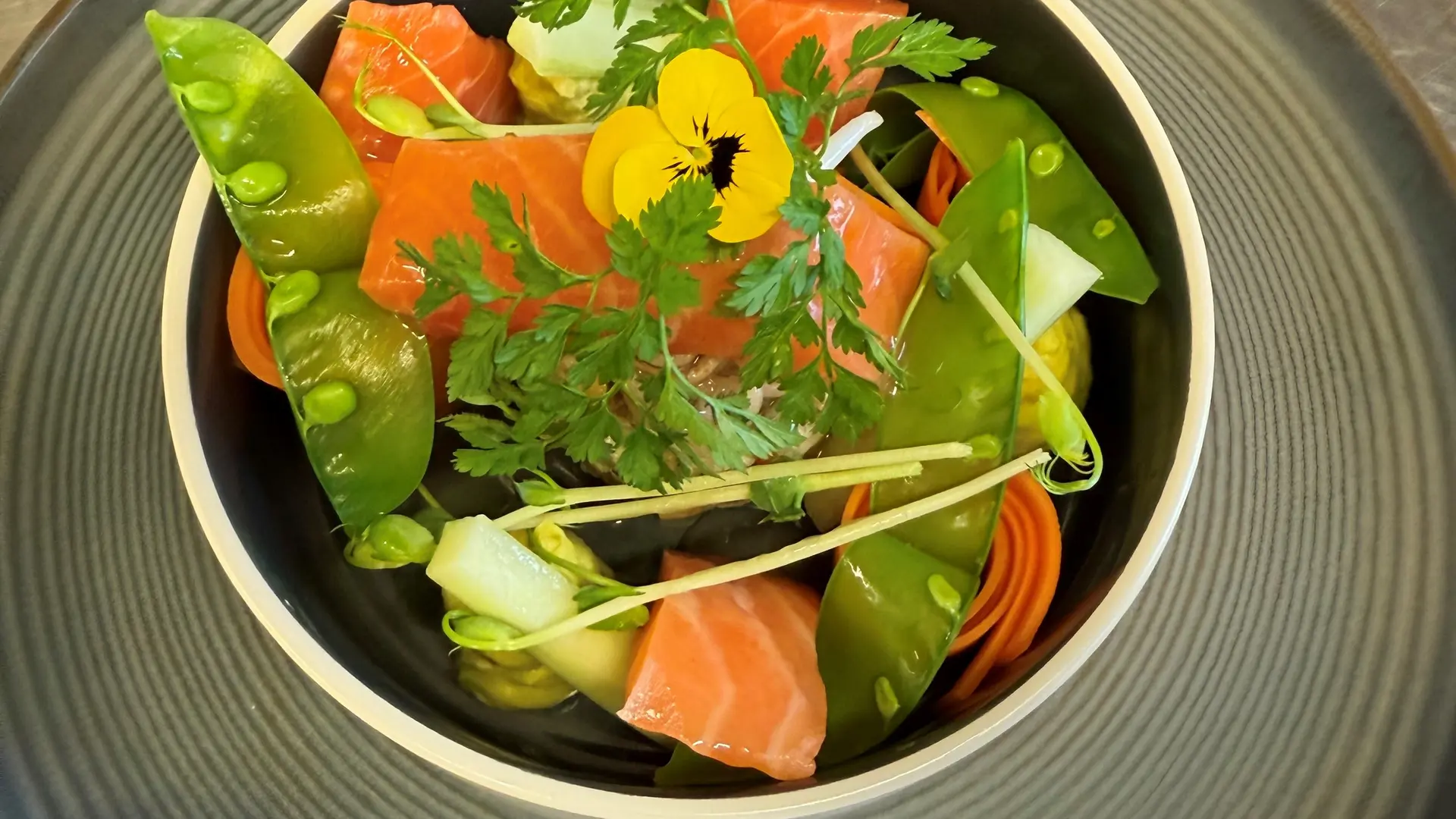 Salade au saumon