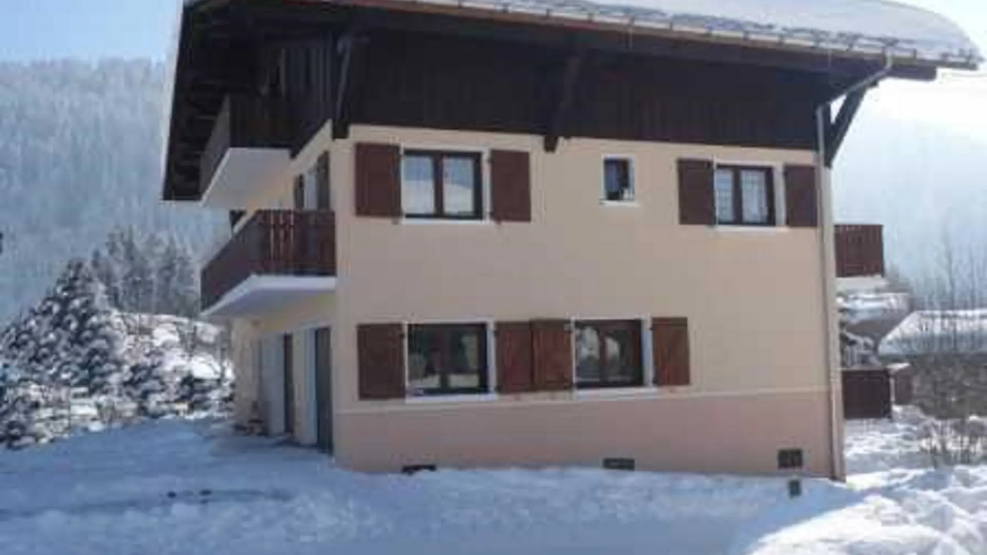Chalet situé au pied du télésiège