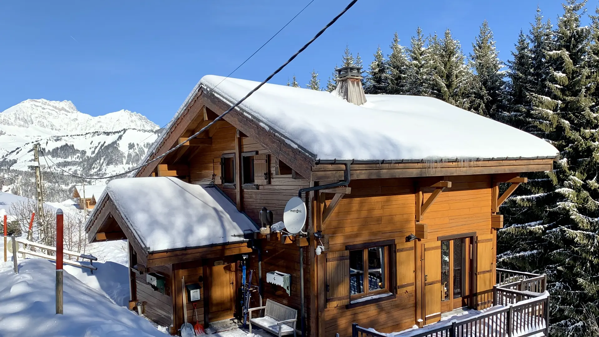 Chalet en hiver