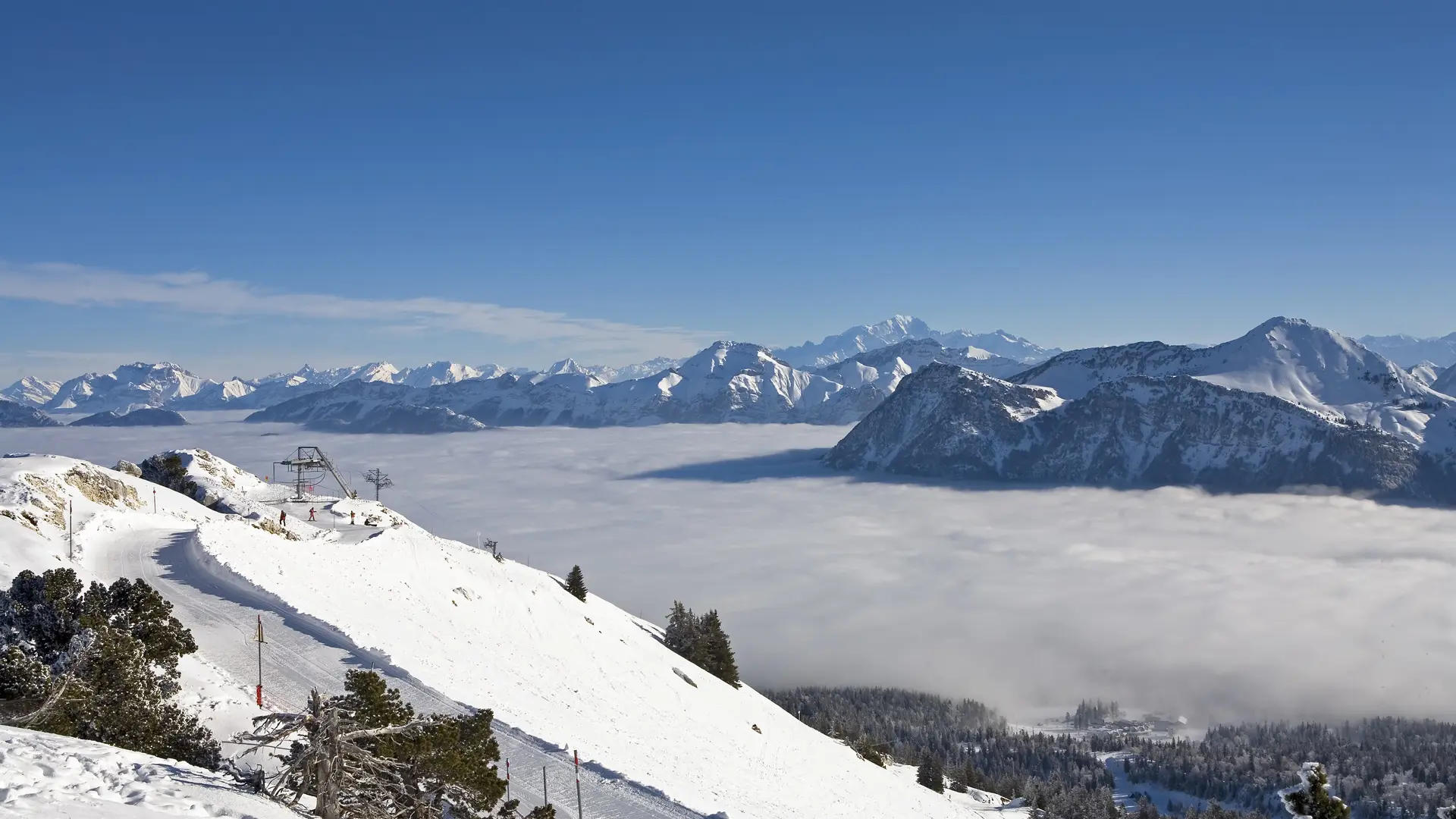 Panorama à 1845 m