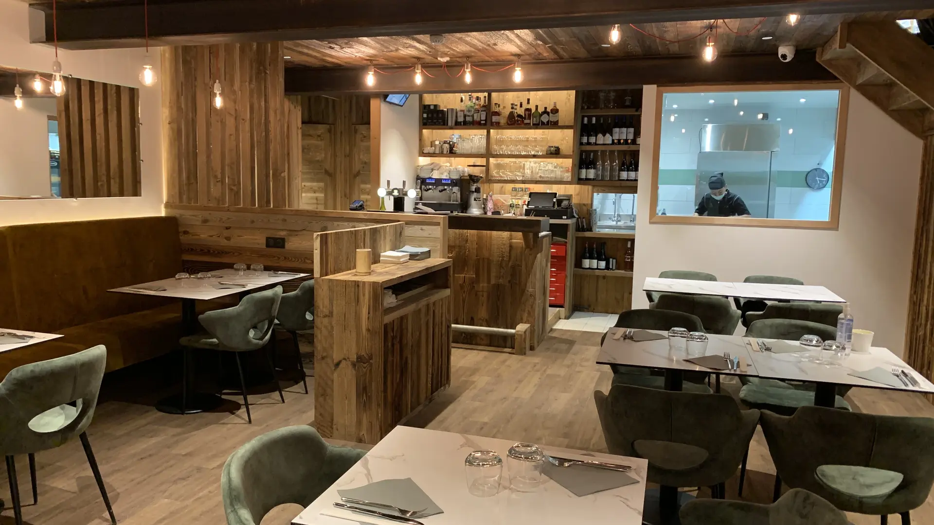 Intérieur du restaurant - Le Bambou Val d'Isère