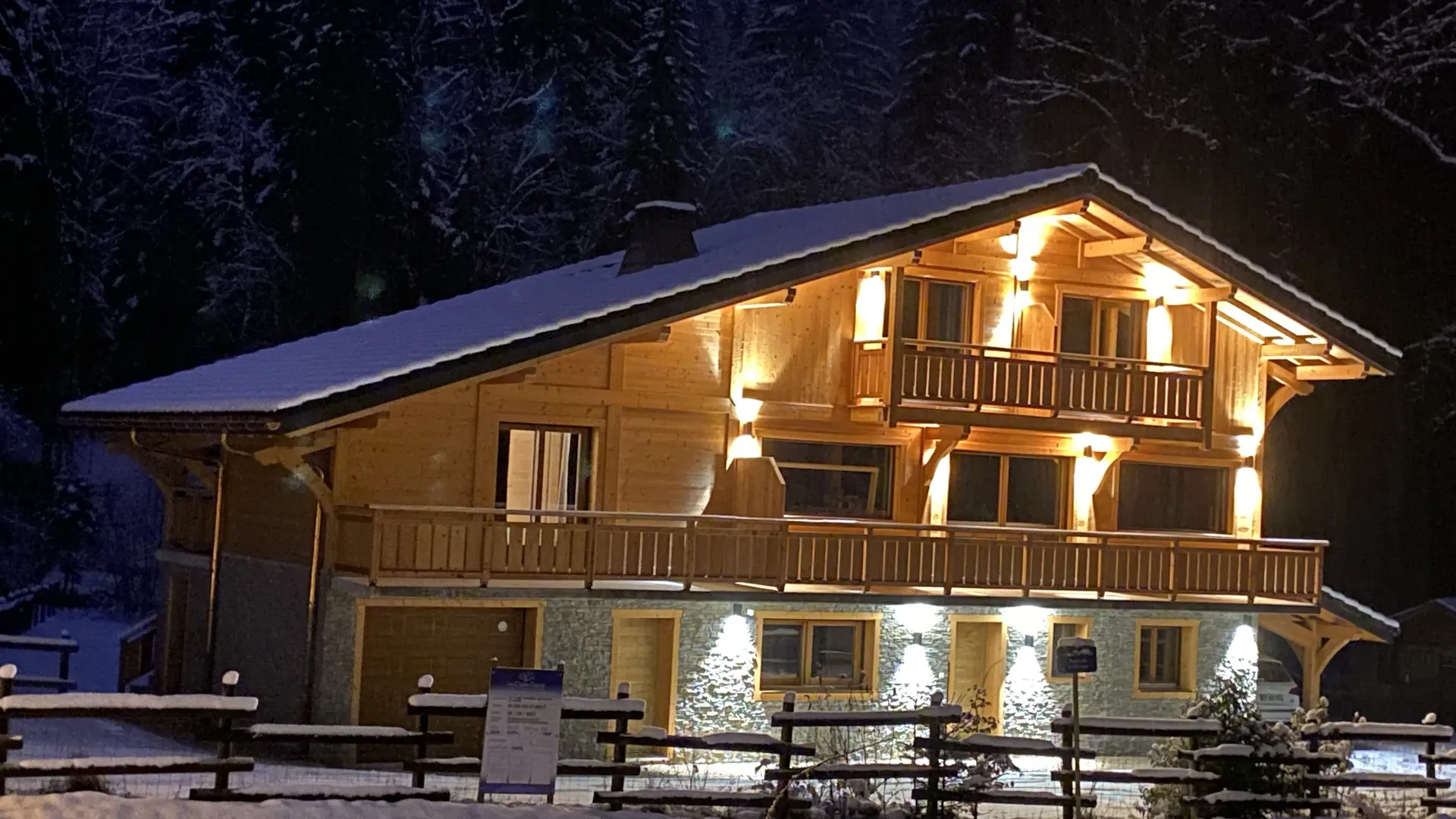 Extérieur hiver nuit