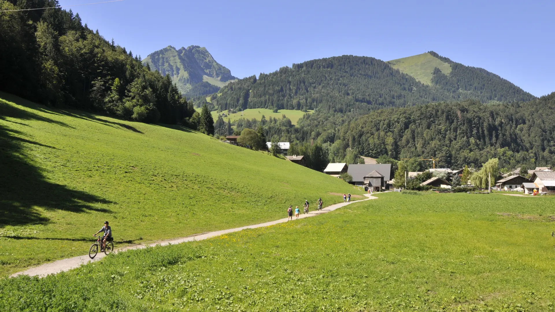 En arrivant à Abondance