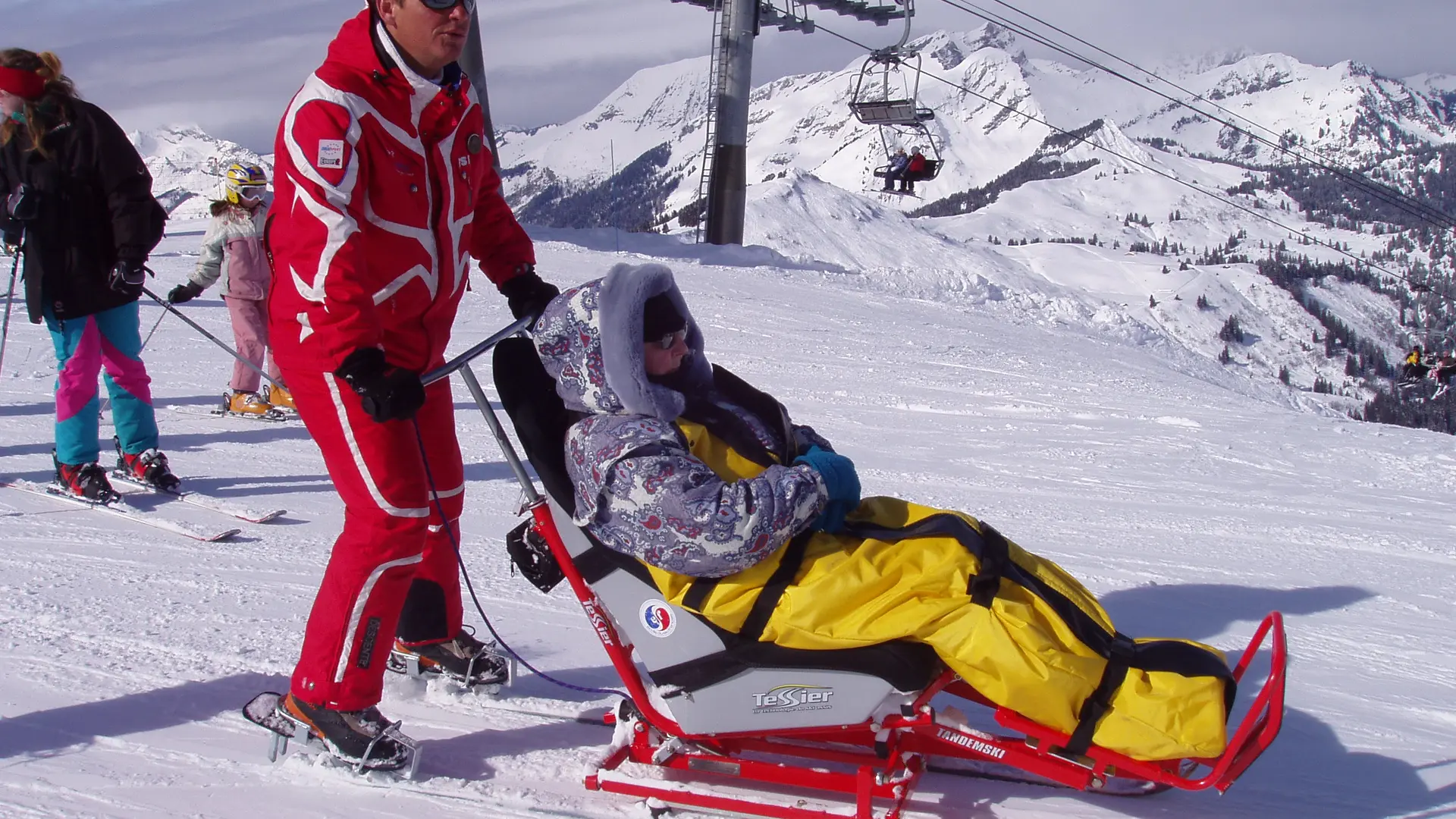 Taxiski avec l'Ecole du Ski Français