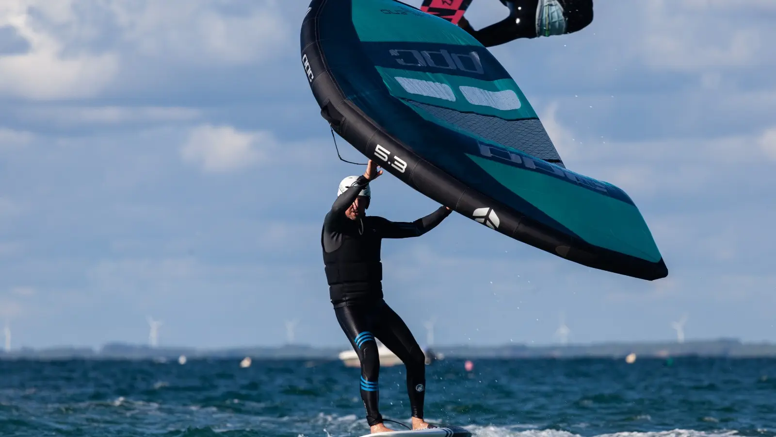 Wingfoil en mer