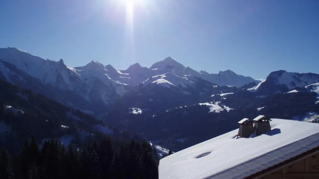 VUE DEPUIS LE BALCON EN HIVER.RDC