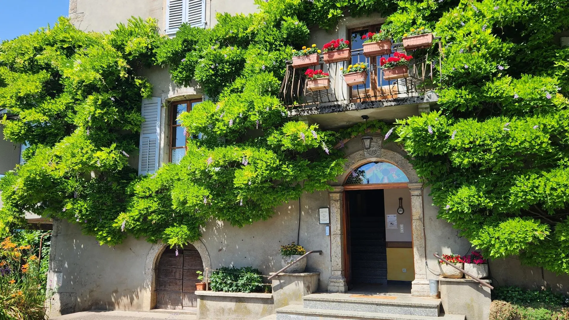 Entrée de la maison.