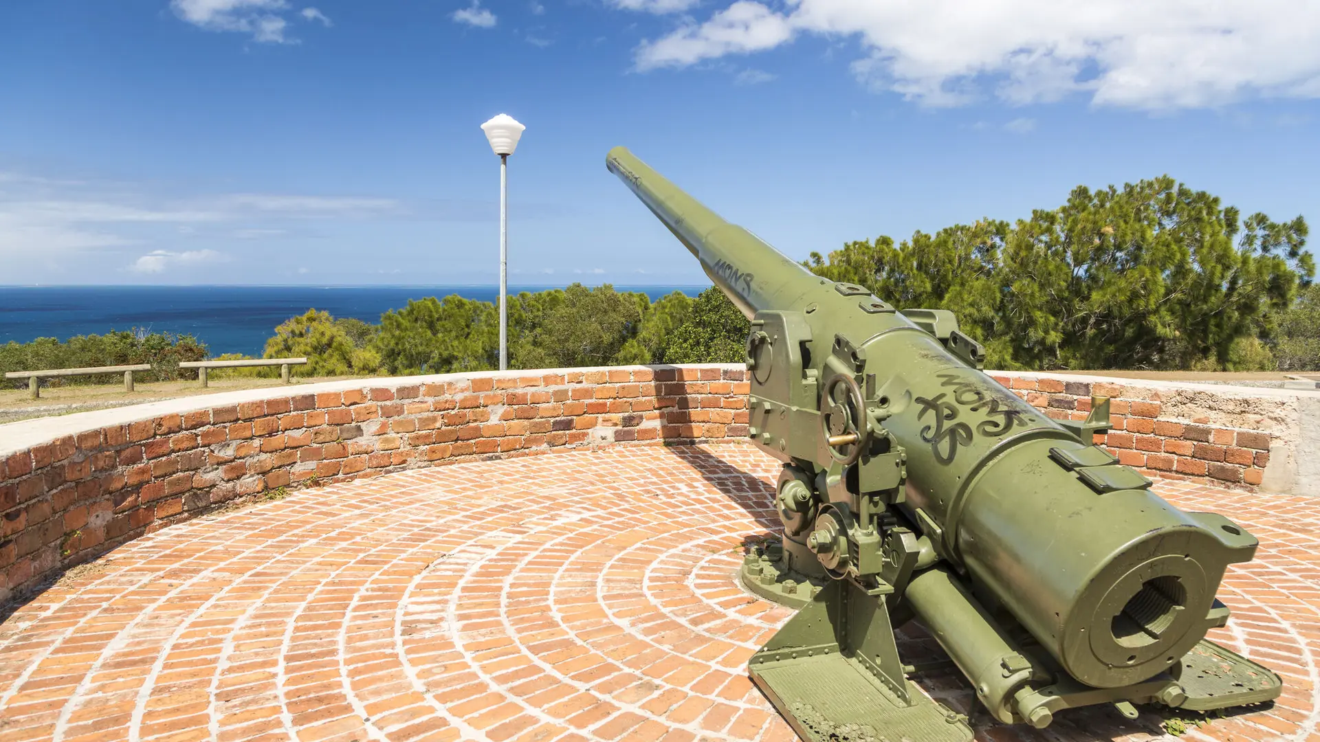 The Ouen Toro cannons, relics of the war