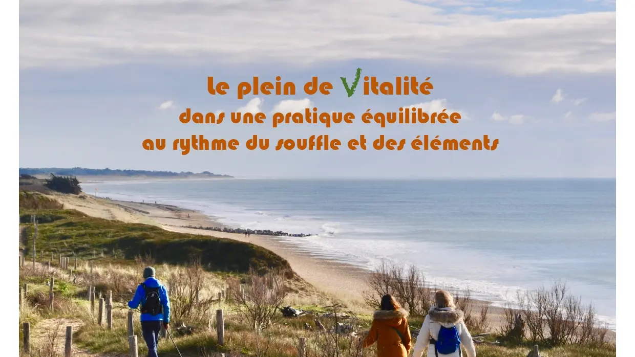 Cartel de marcha nórdica