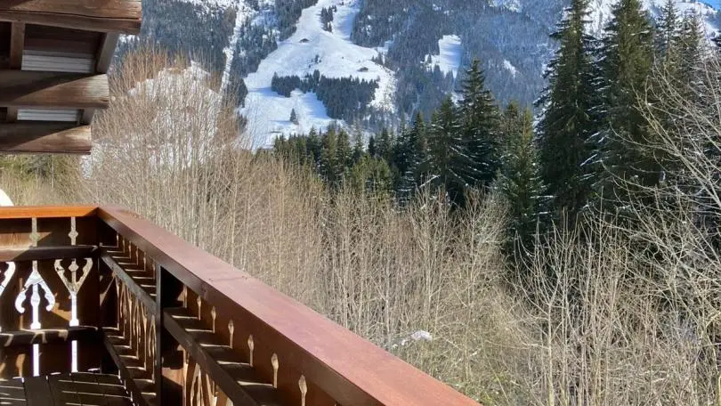 La vue depuis le balcon des chambres