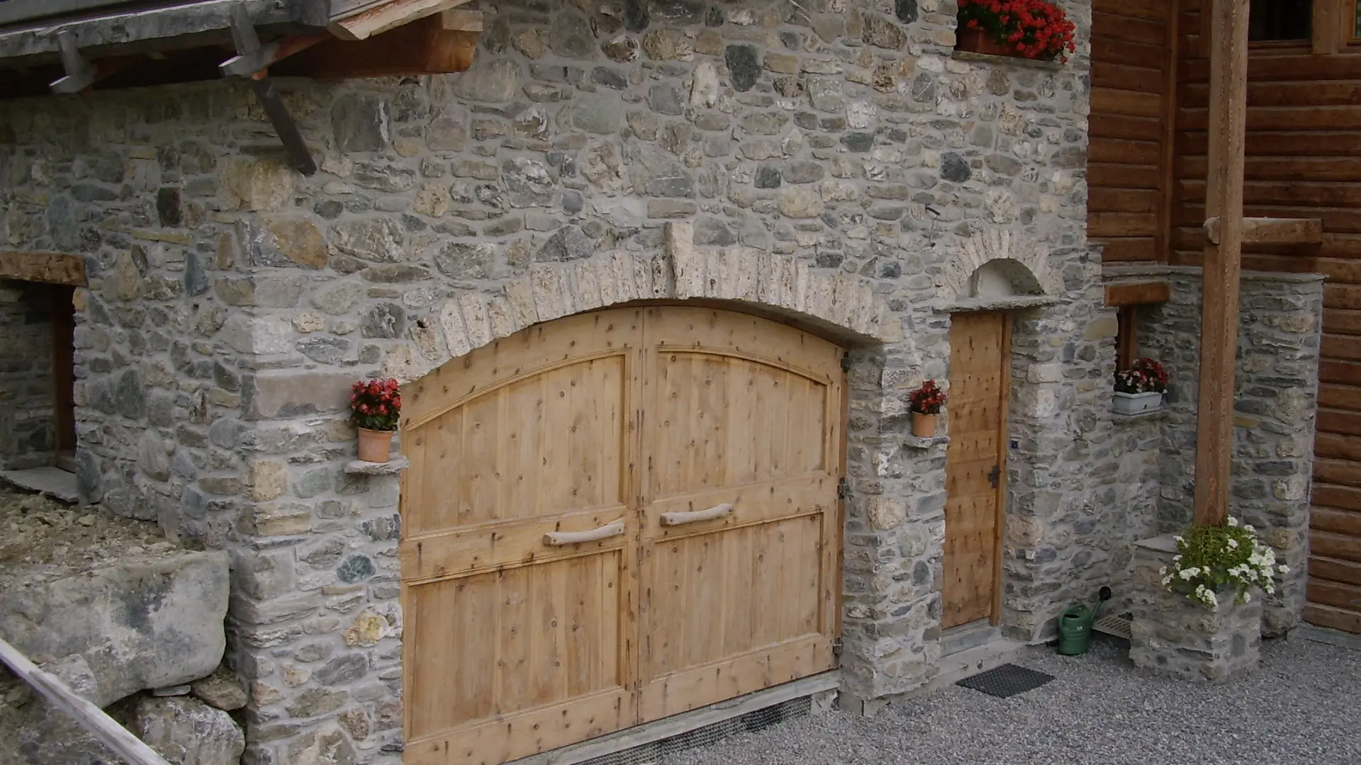Façade en pierre