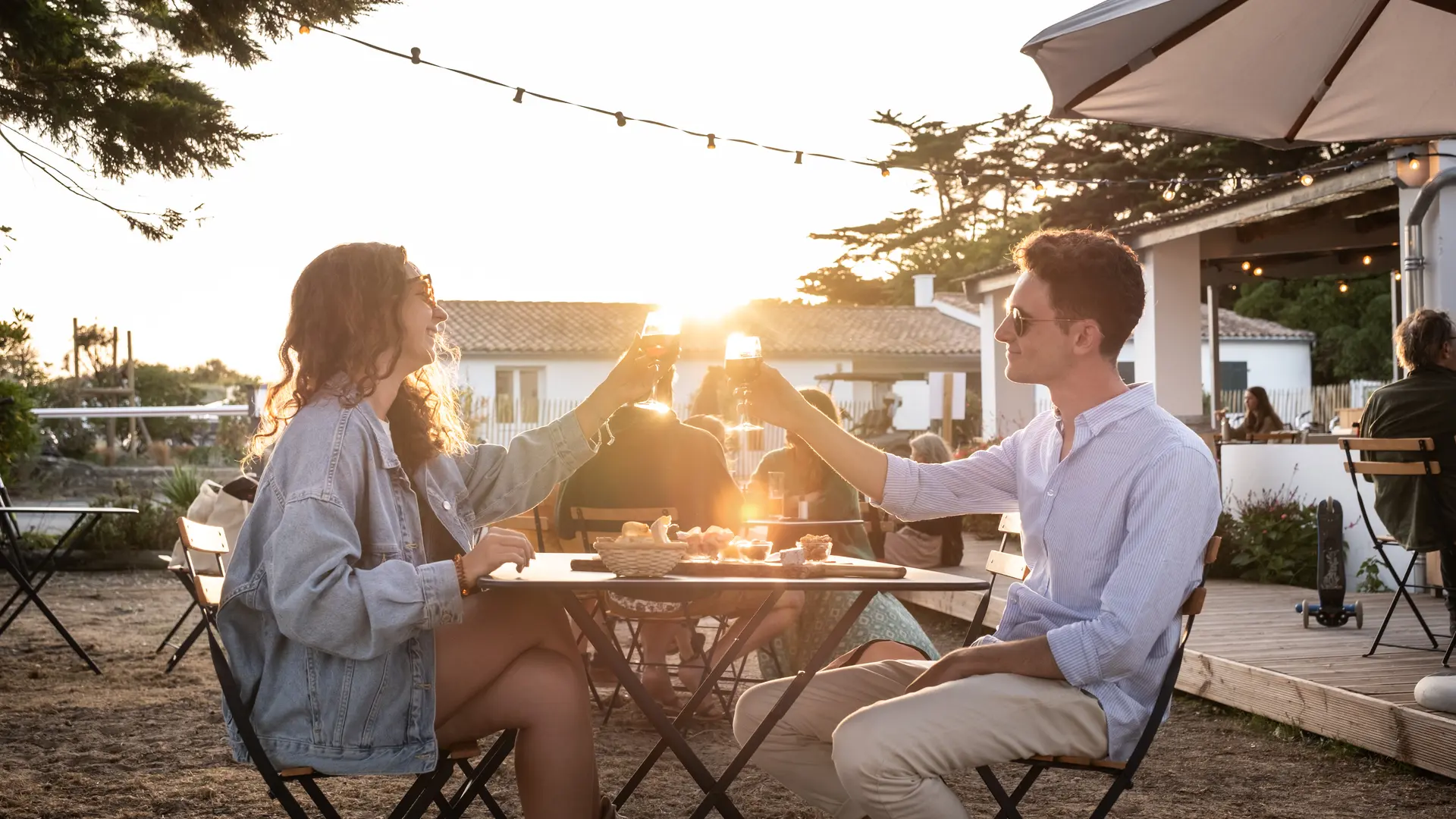 Repas au crépuscule