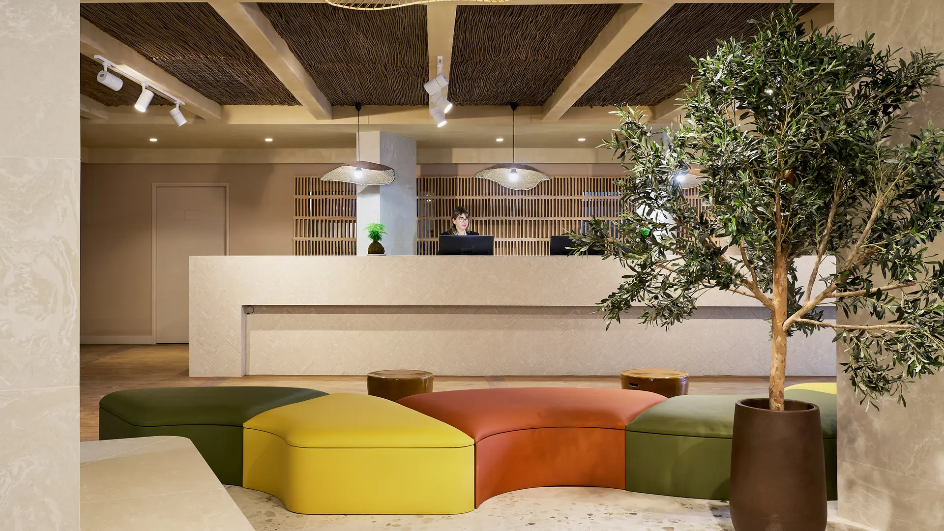 Hall d'entrée Hôtel Ligo by HappyCulture