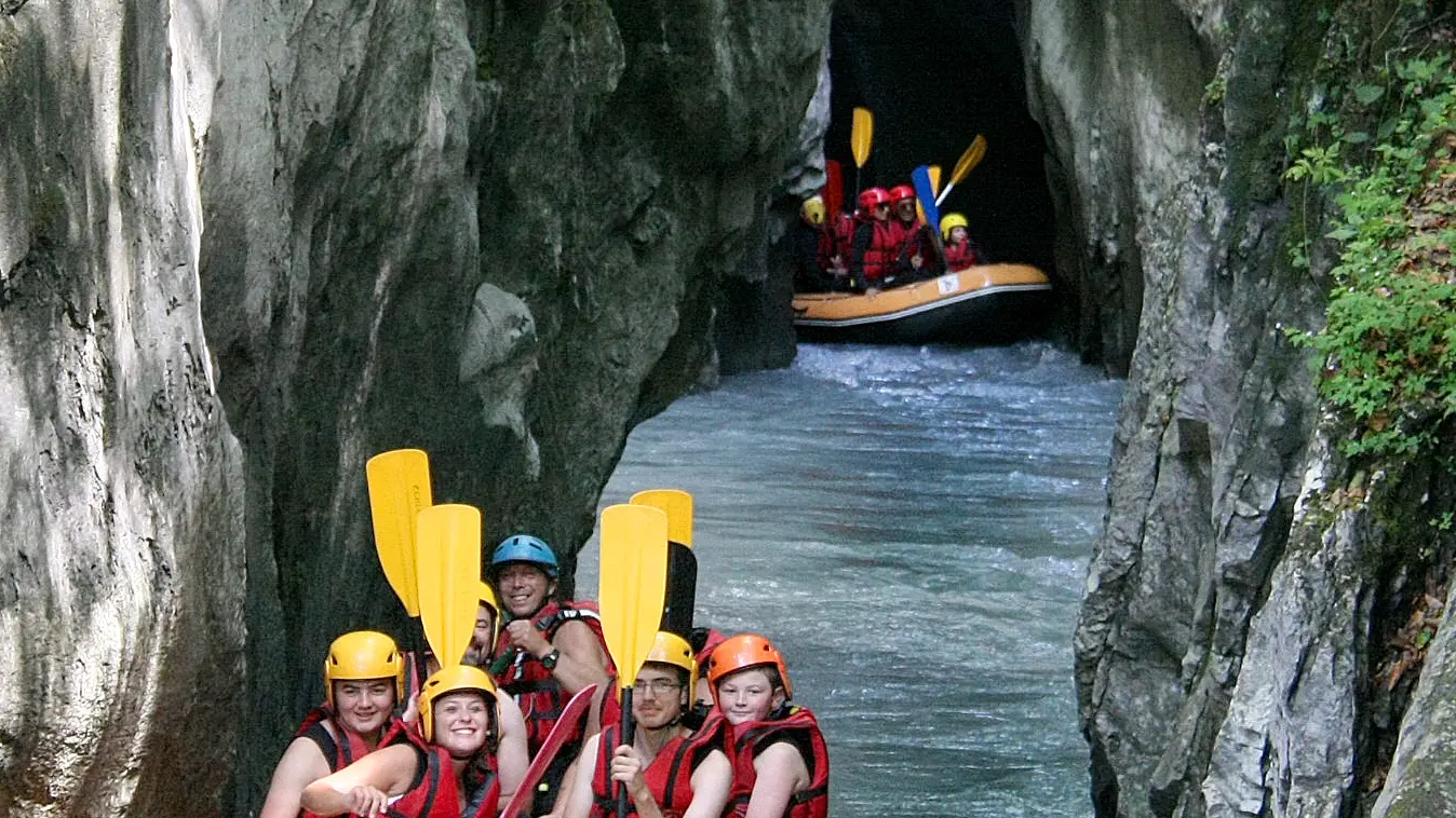 La sortie des gorges
