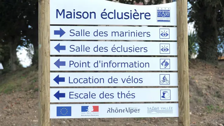 signalisation - Maison eclusière de Parcieux