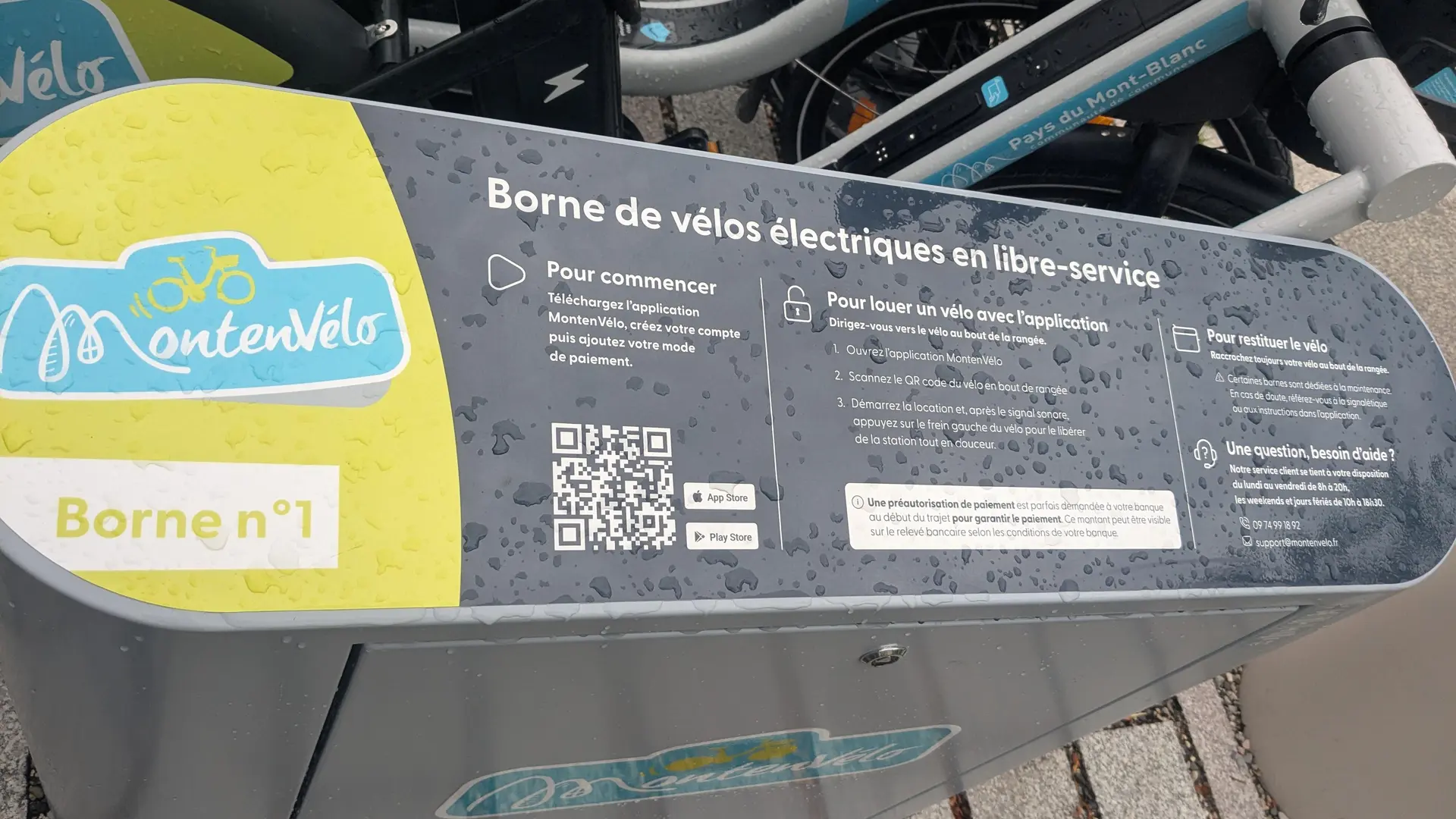 Borne Montenvelo - Place Charles Albert_Sallanches
