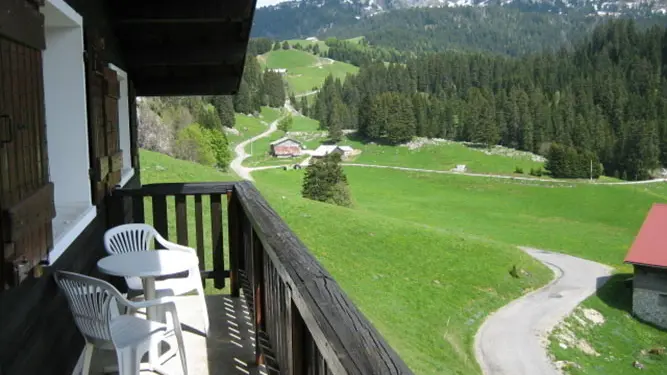 Vue depuis le balcon
