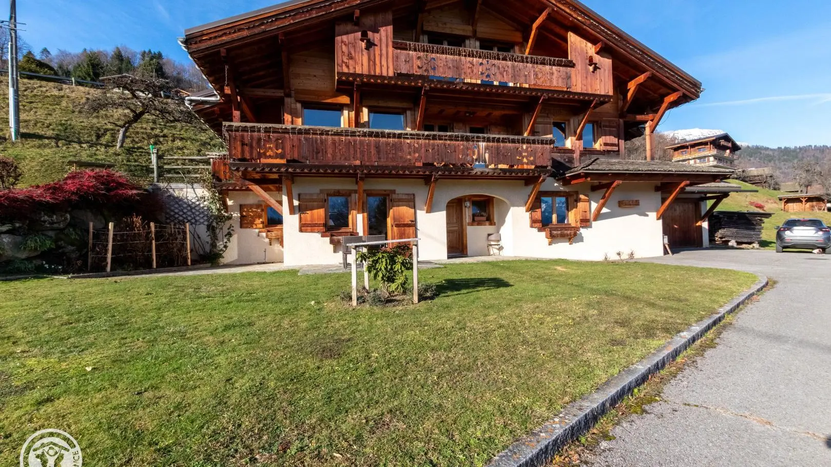 Chalet où se situe l'appartement