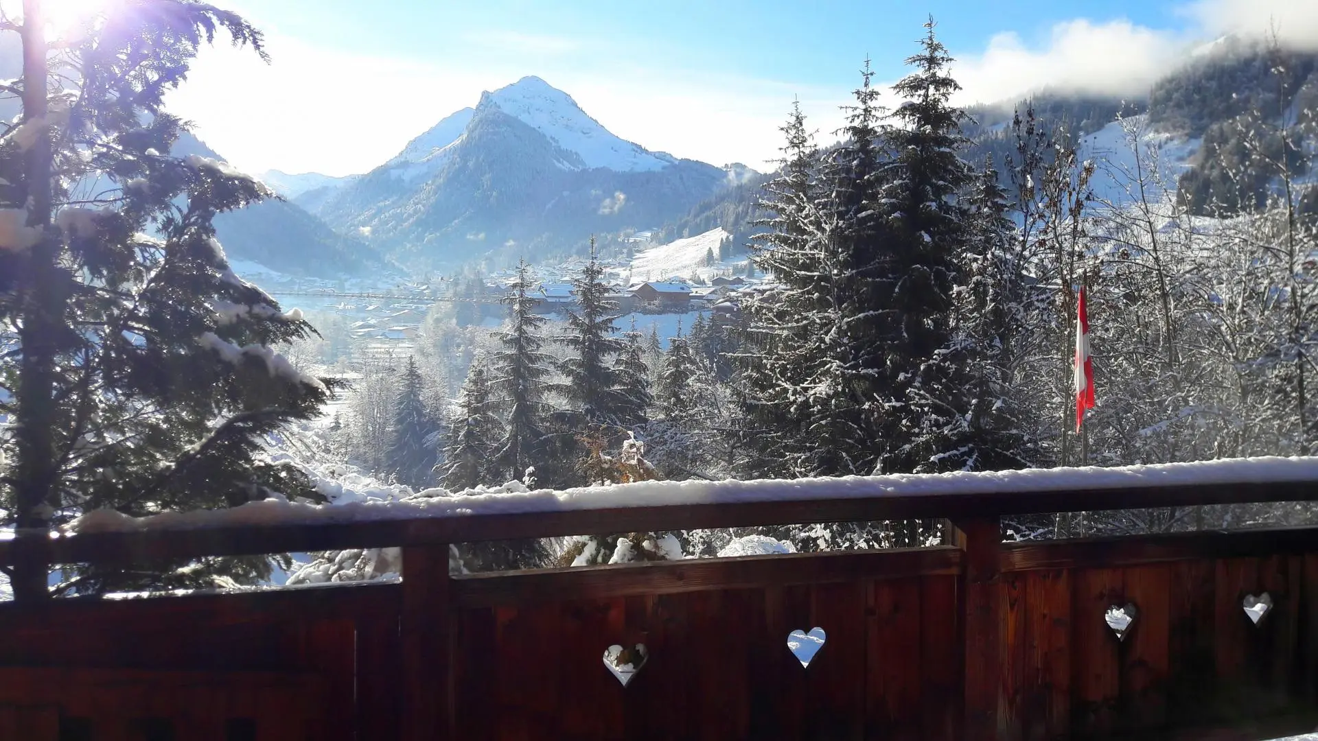 Terrasse - Panorama Vue Hiver (Sud)