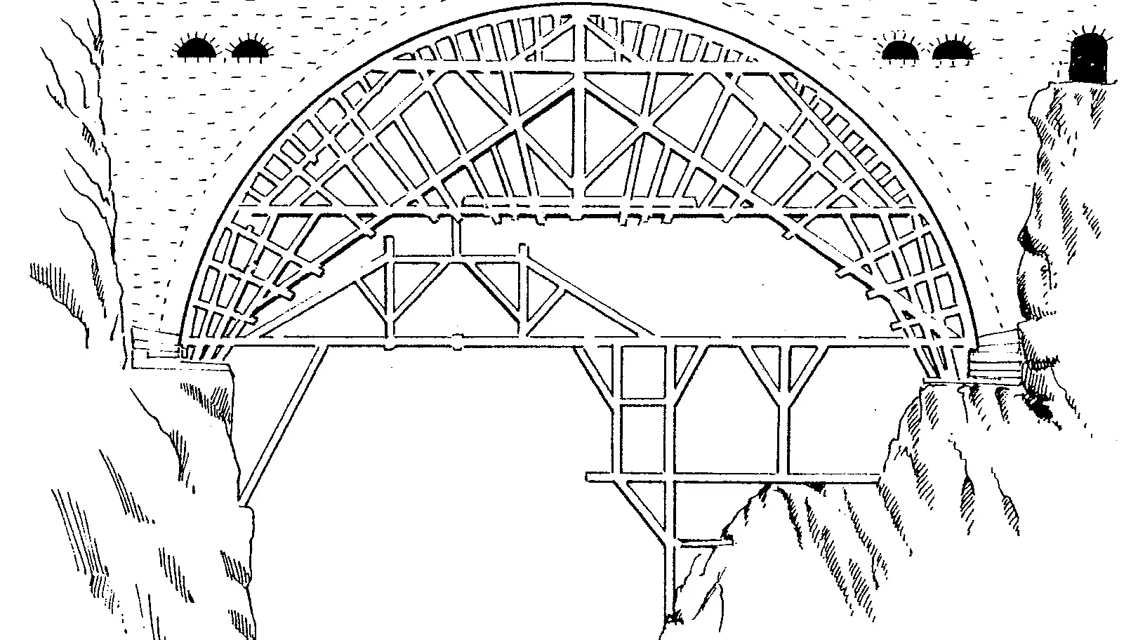 Croquis des cintres