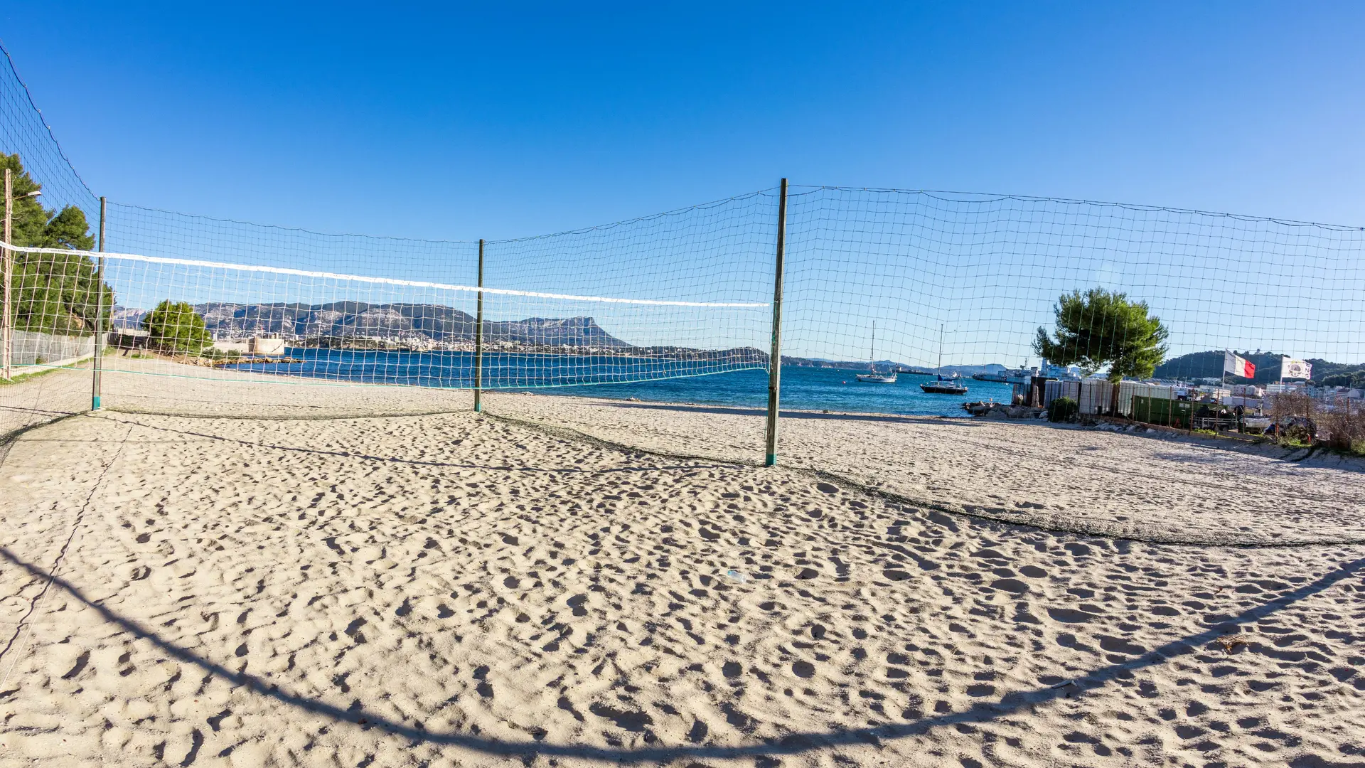 Terrain de beach volley