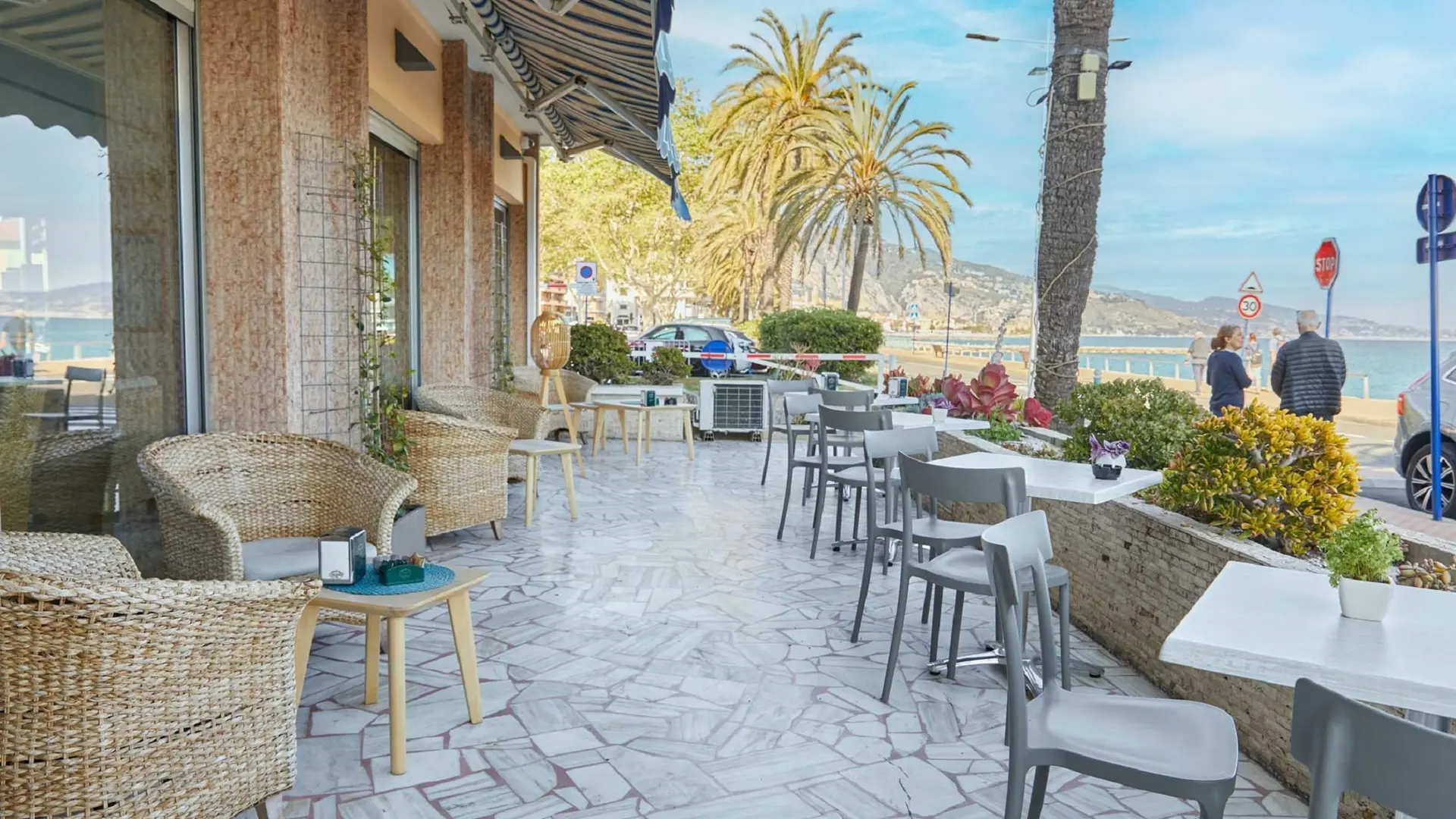 Terrasse du restaurant