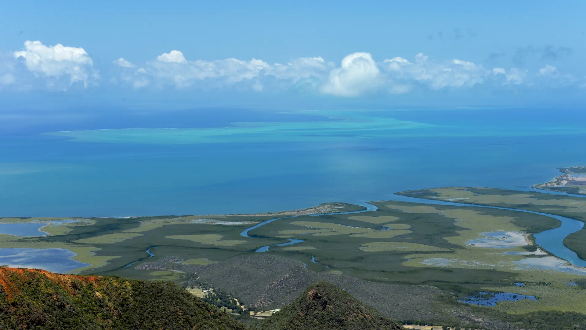 paysage, randonnée pédestre, libre, voh, paysage