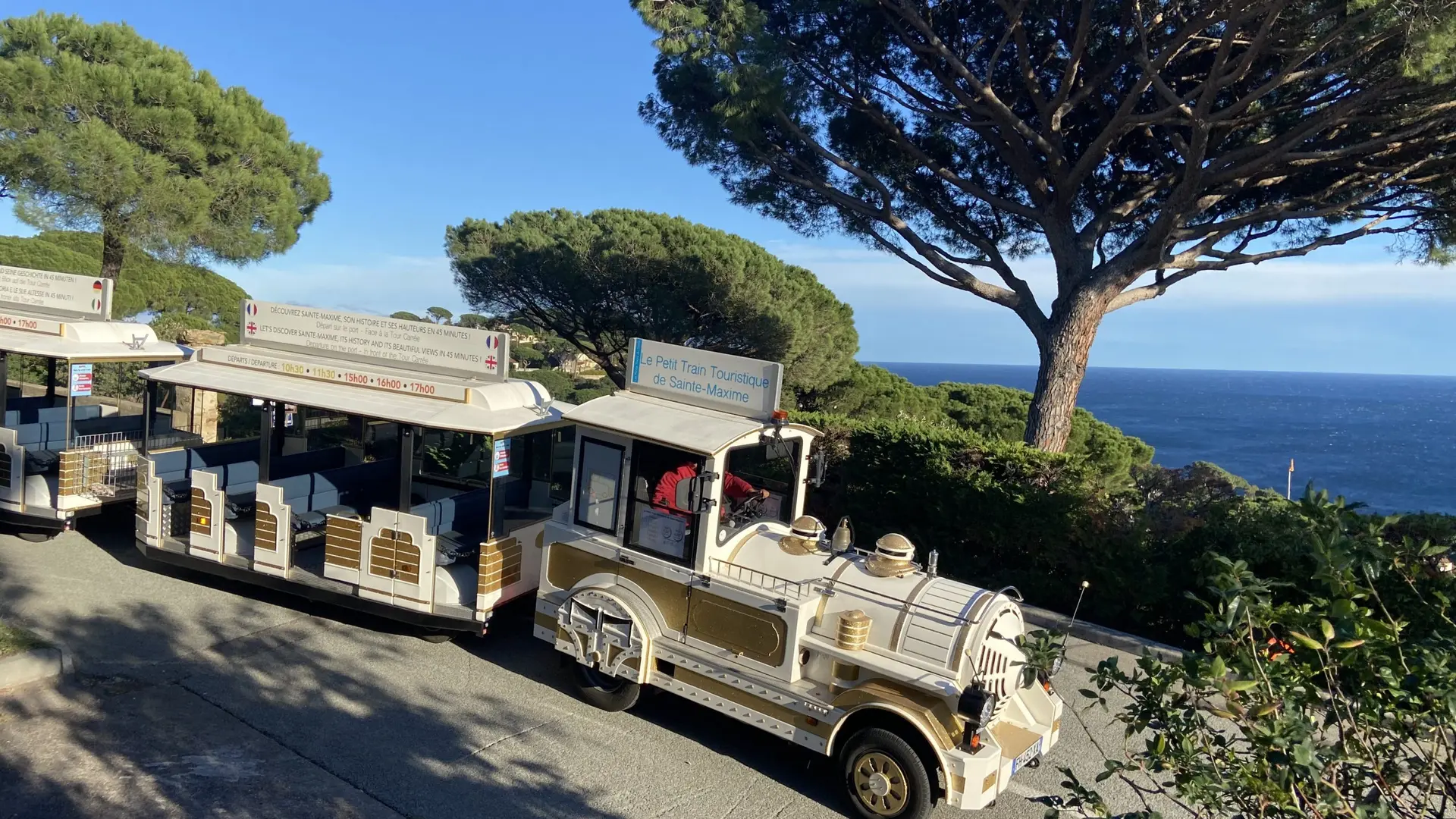 Sainte-Maxime en petit train touristique