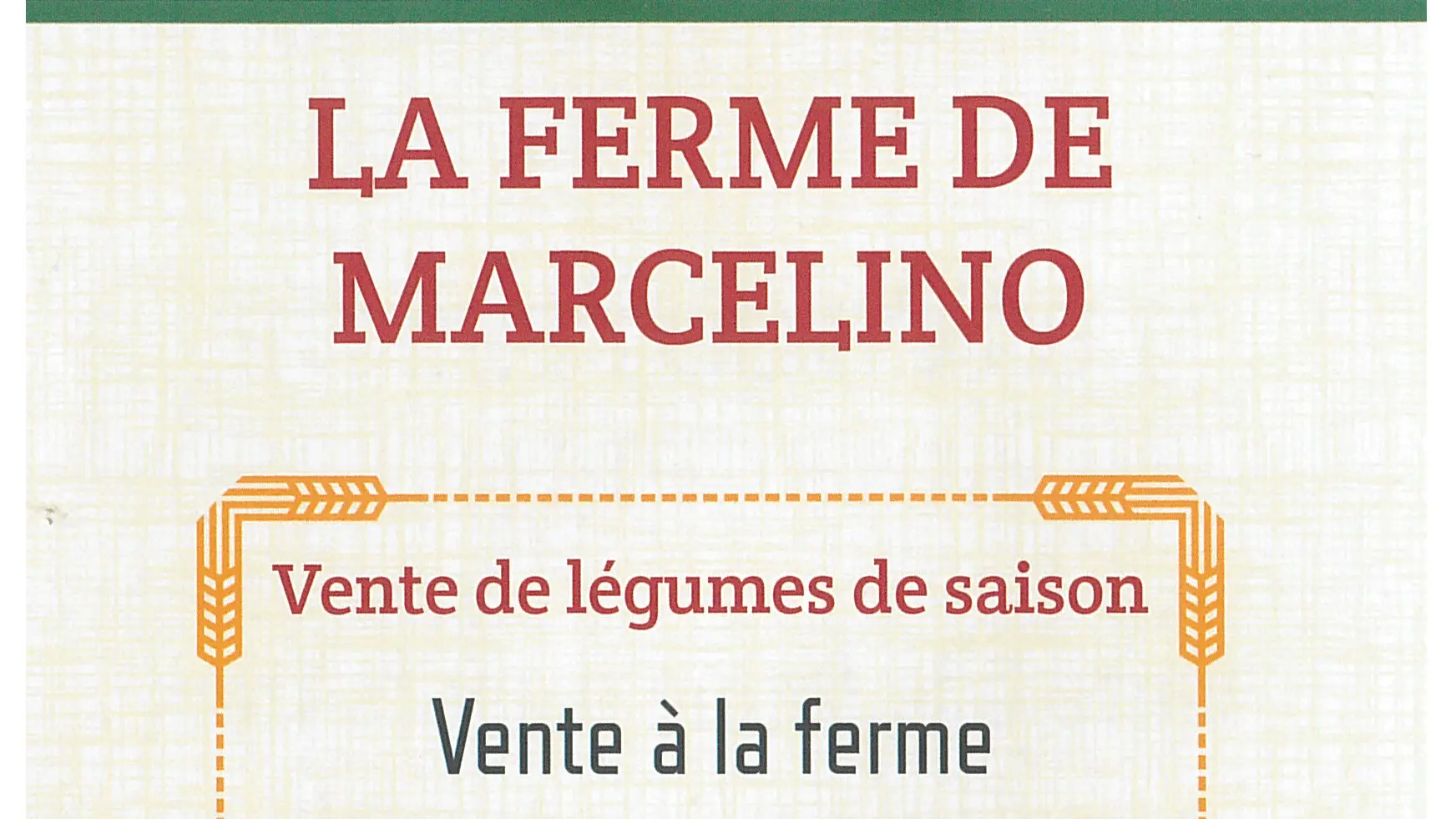 La Ferme de Marcelino
