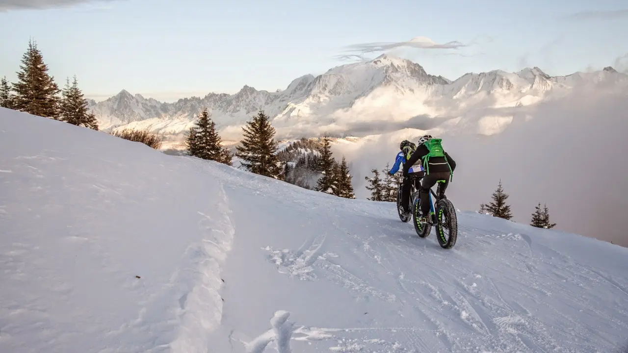 VTT sur neige avec Alpes Aventures