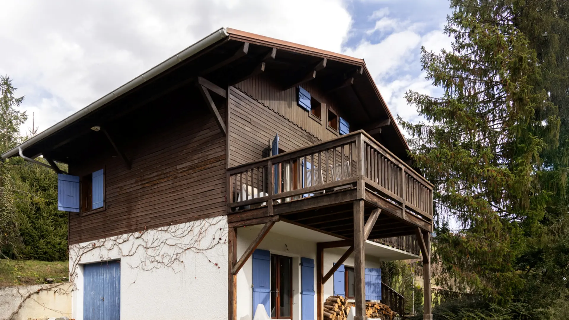Chalet vue exterieure