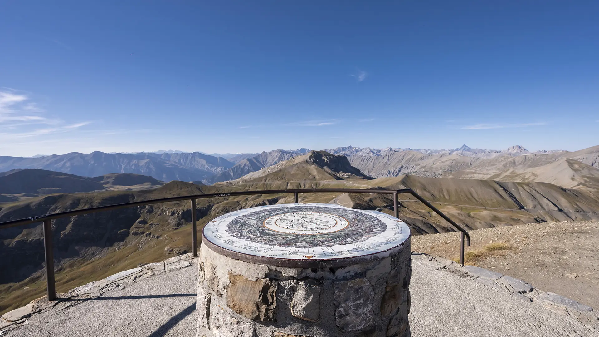 Table d'orientation de la Bonette