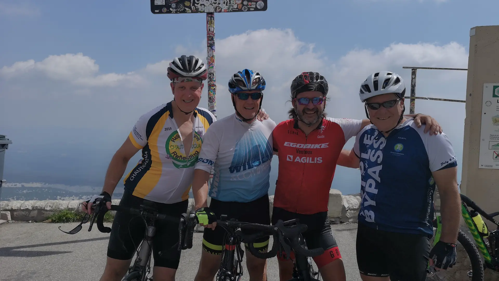 Cyclisme au sommet du Mont Ventoux