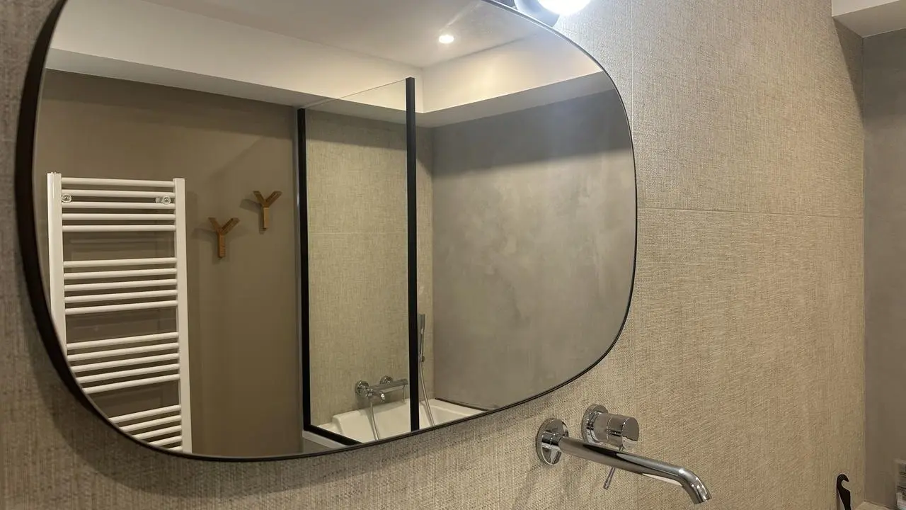 La salle de bain.
