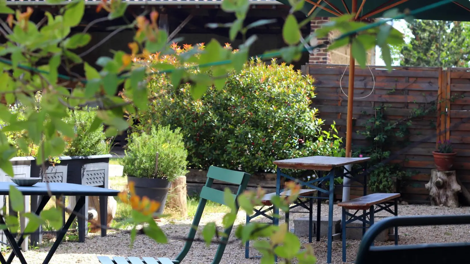 La terrasse côté cour