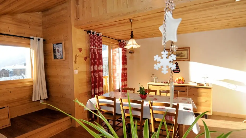 Salle à manger/Dining room-Clé des champs (Les Gentianes)-Le Grand-Bornand