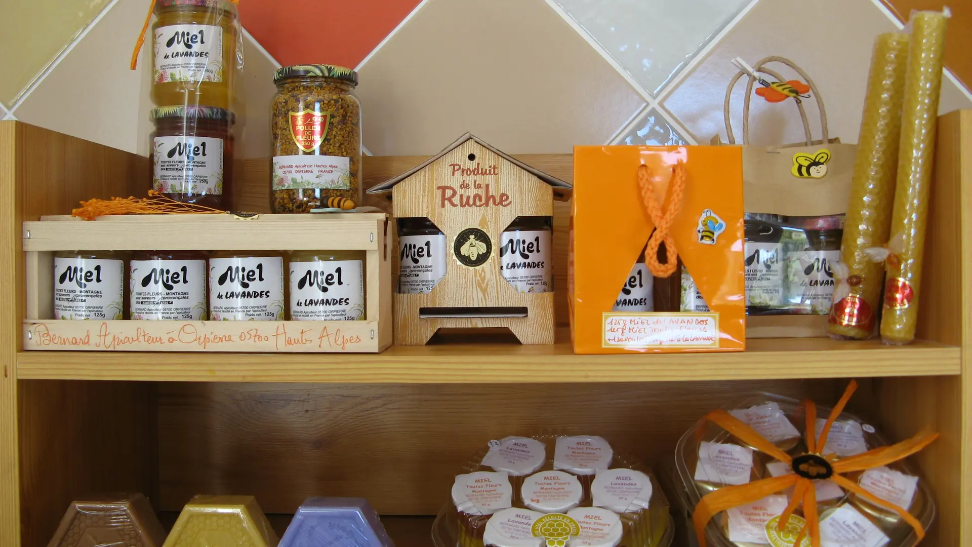 Miels et présentation cadeaux