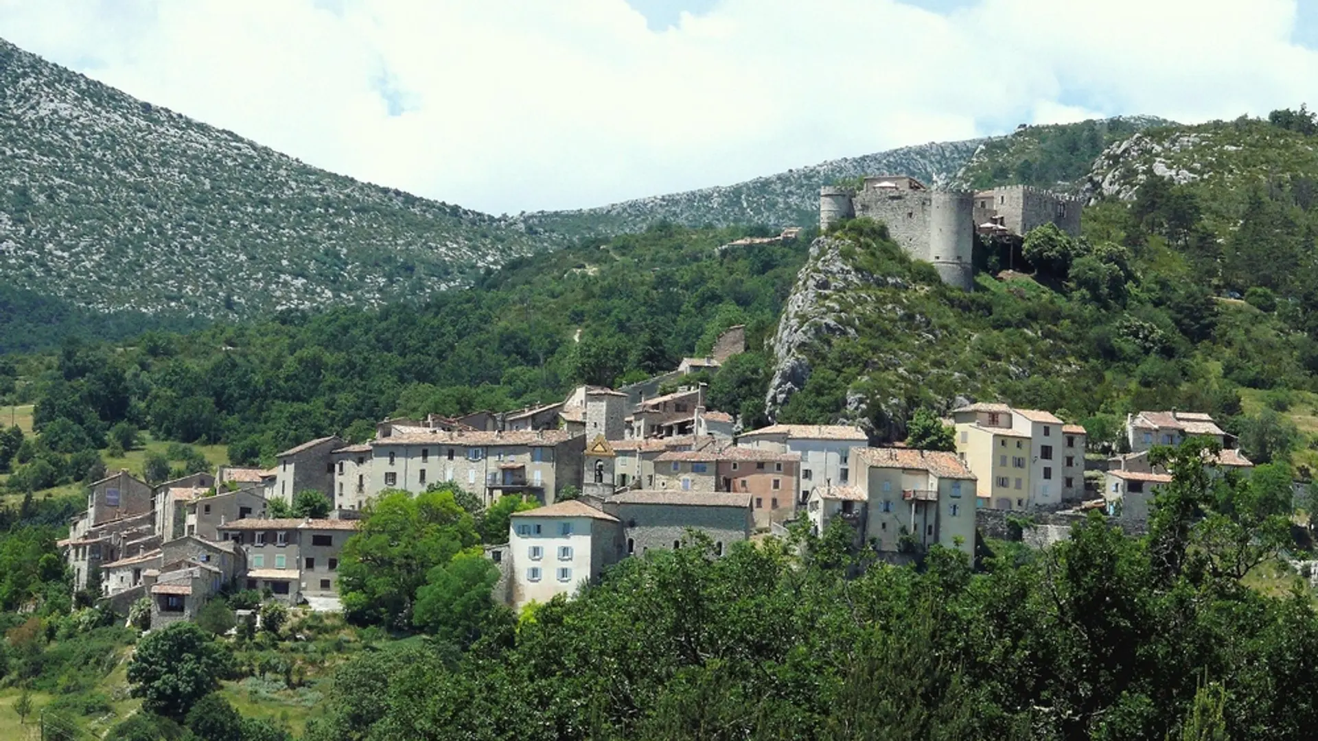 Trigance vue d'ensemble