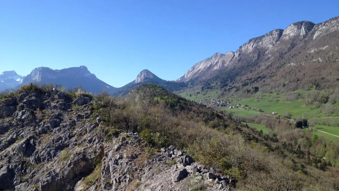 Le vallon perché d'Entrevernes
