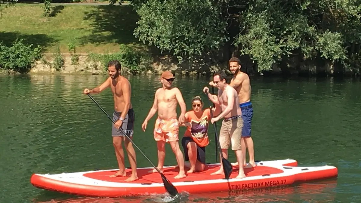 Paddle géant pour moment fun entre amis