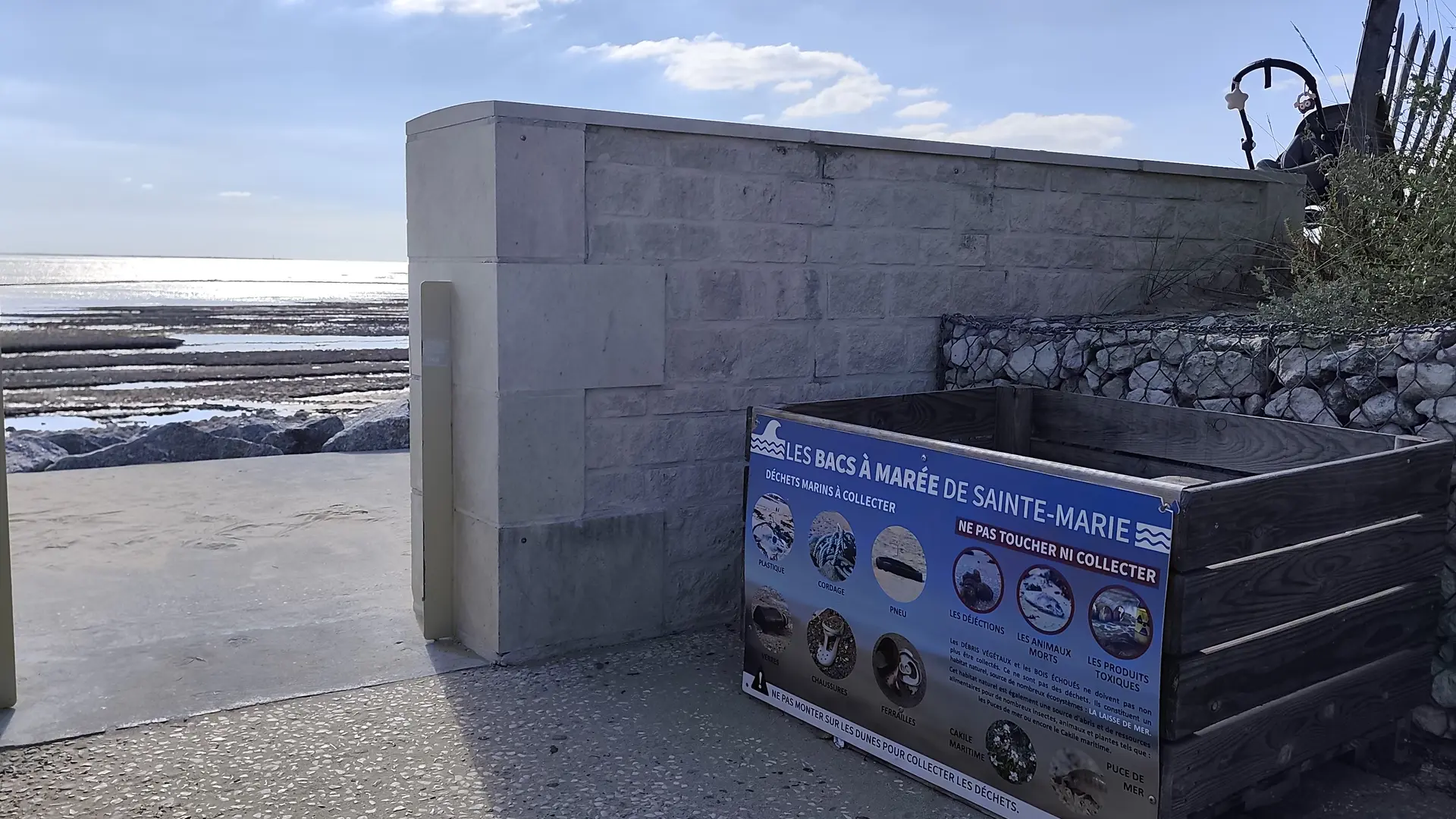 Plage de Montamer à marée basse 3