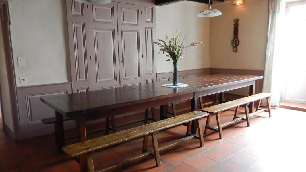 Salle à manger du grand gite