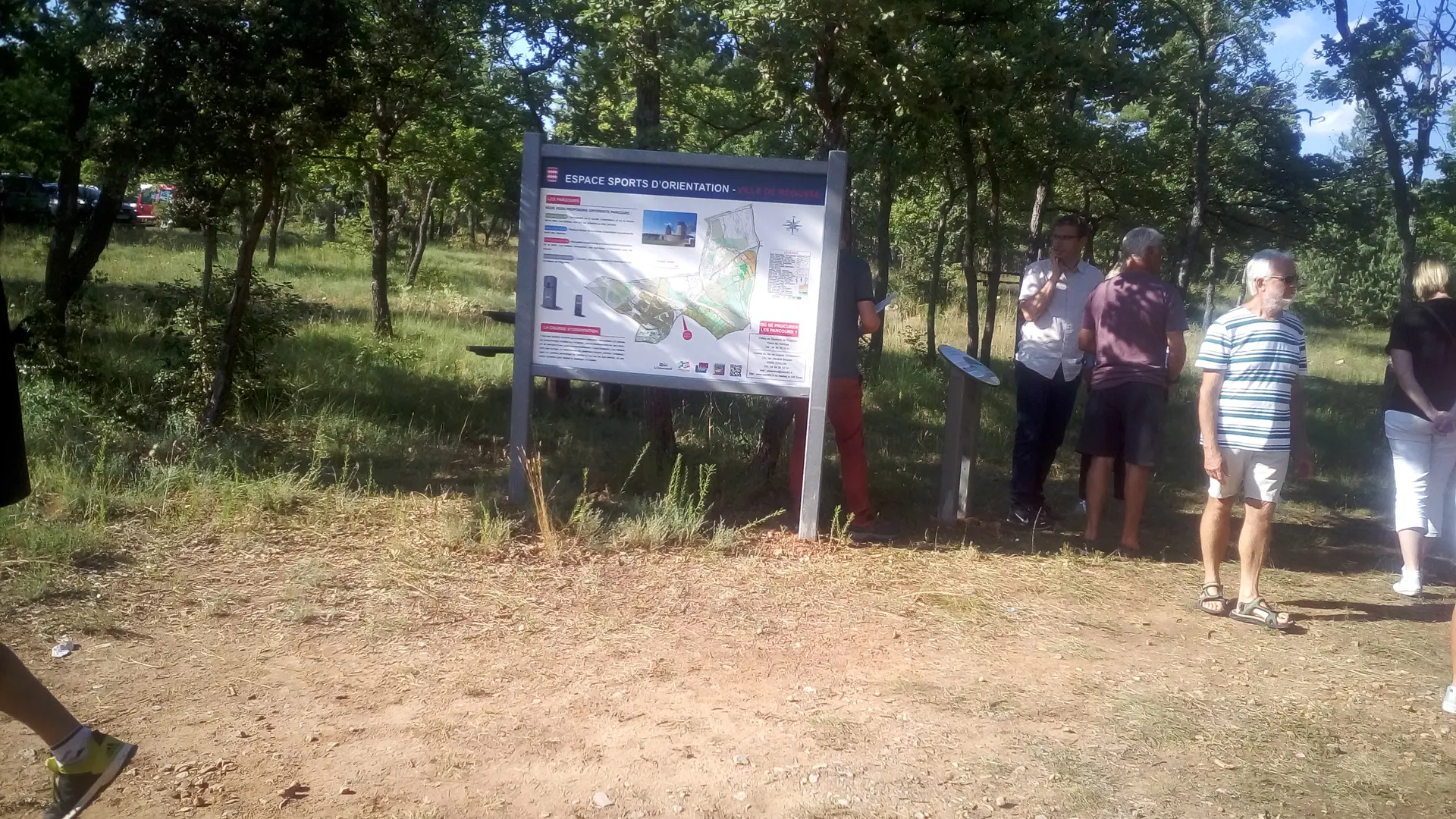 Orienteering sports area