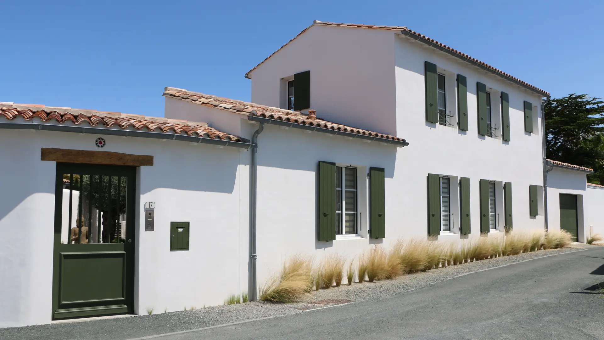 Street-side entrance