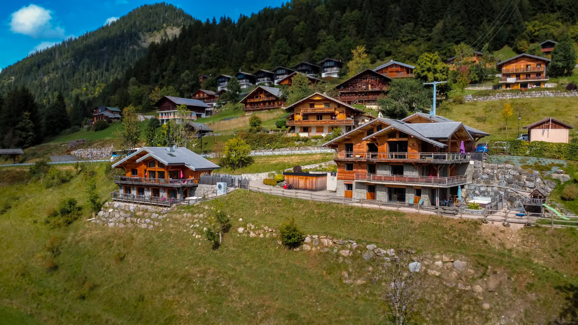 Entre nous_Châtel_Vue générale été du chalet
