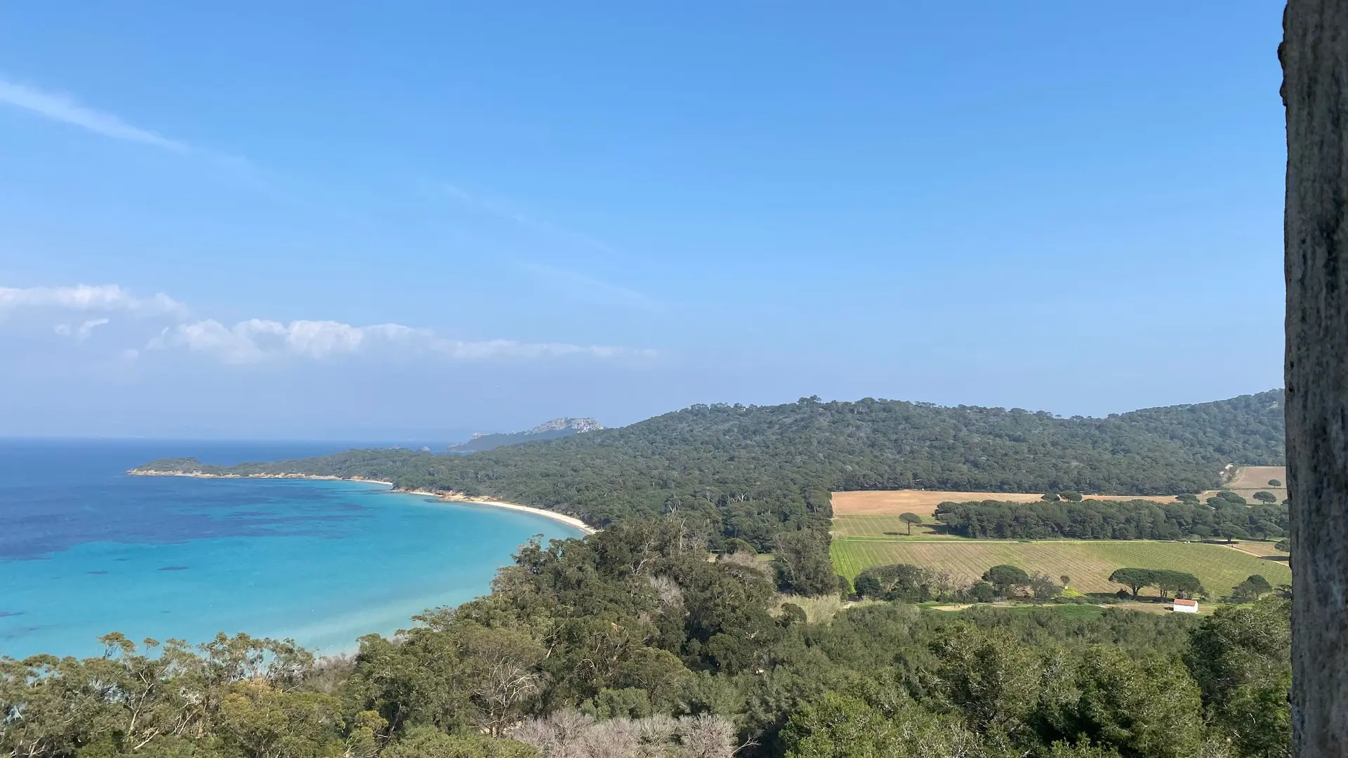 Vue depuis la terrasse du Fort Sainte-Agathe