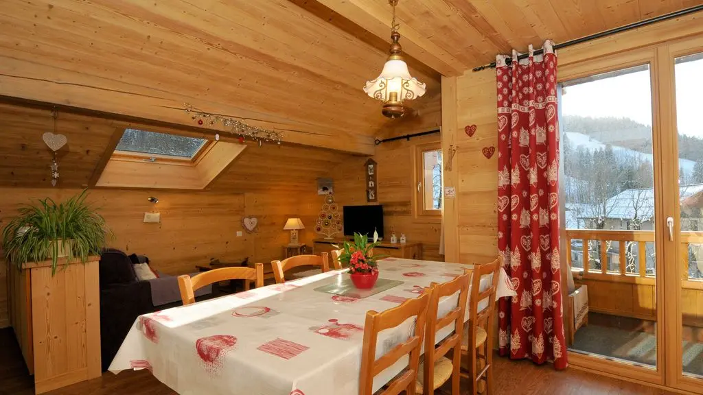 Salle à manger/Dining room-Clé des champs (Les Gentianes)-Le Grand-Bornand