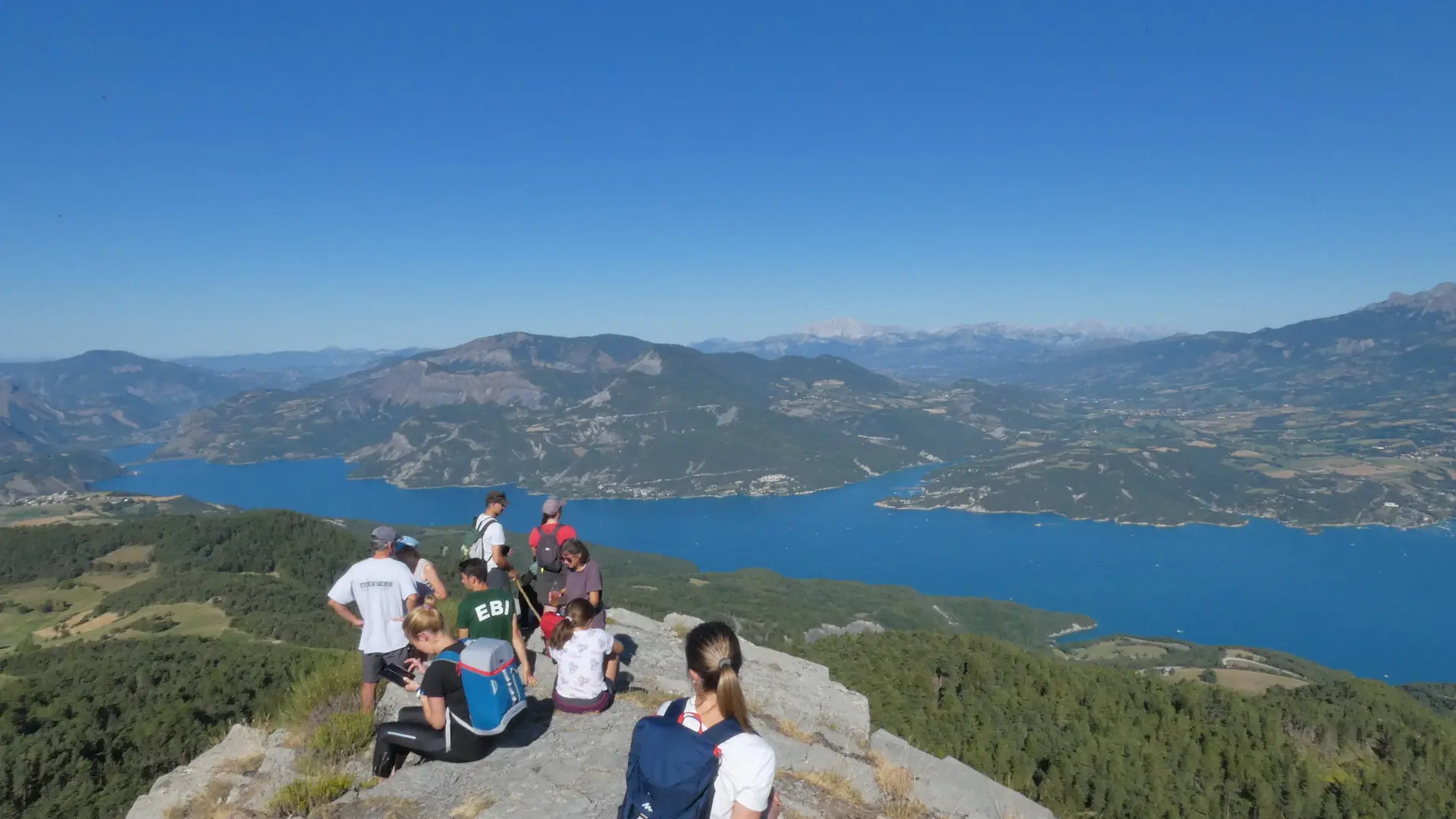randonnée autour du lac de Serre-Ponçon