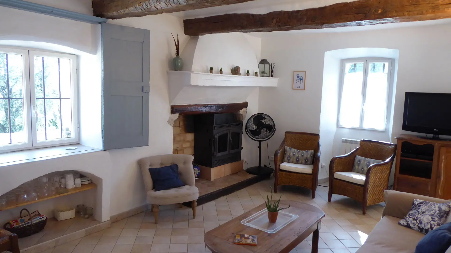 Gîte Bastide de la Rousoulina-Séjour-Le Rouret-Gîtes de France Alpes-Maritimes