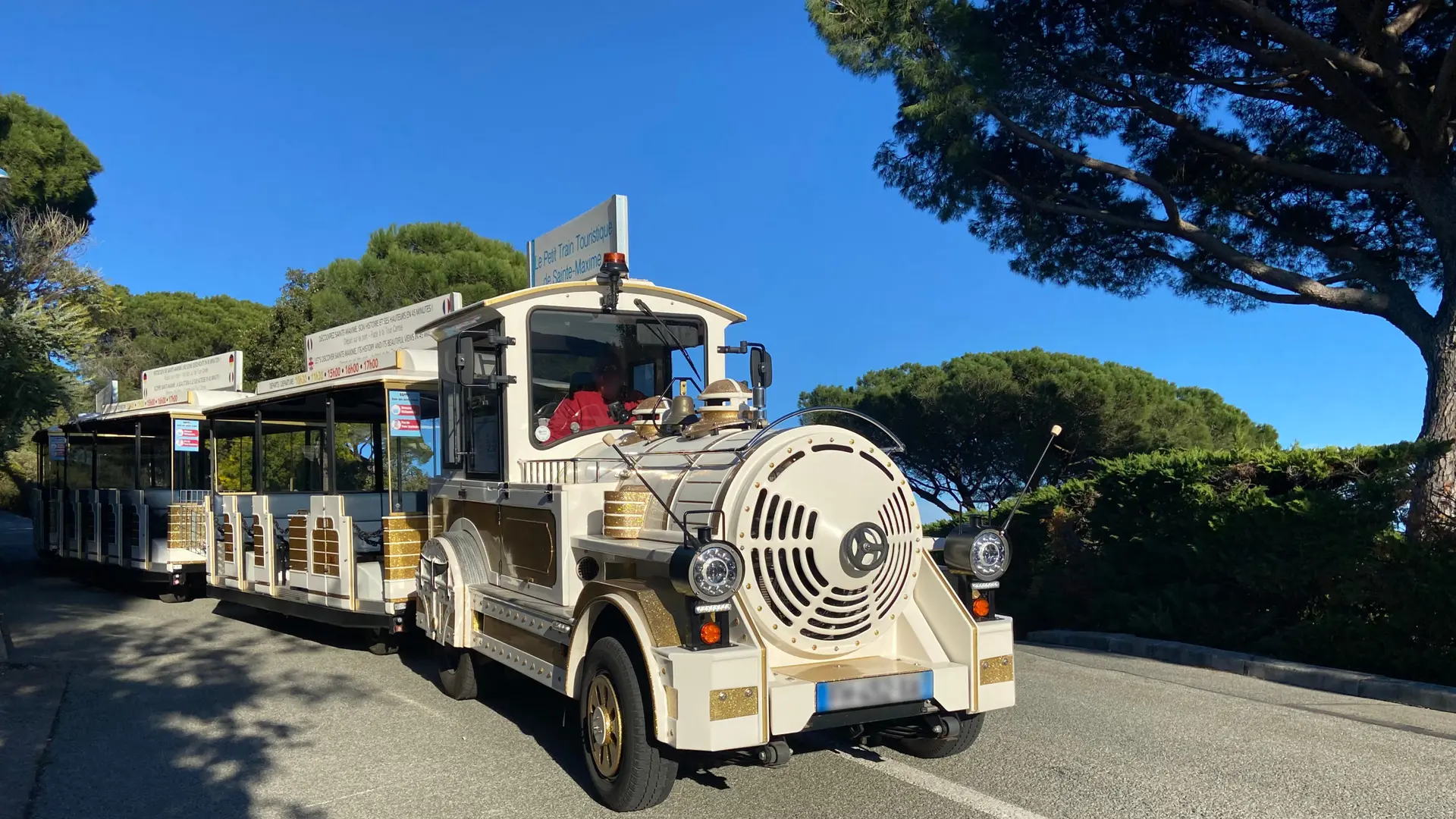 Sainte-Maxime en petit train touristique